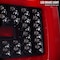 Spec-D Tuning SEDAN LED LIGHT BAR GLOSSY BLACK HOUSING AND CLEAR LENS, 2PK LT-WRX084BKLED-SQ-TM - alternate 2